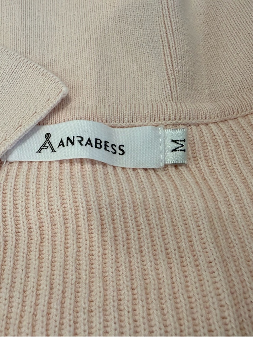 Cozy Ribbed Romper - Blush - Picture 2 of 2